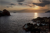 Coucher de soleil en Corse