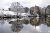 L'étang des gîtes du Puy Raynaud en Corrèze