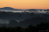 Vue sur les Monédières depuis les gîtes du Puy Raynaud à Benayes